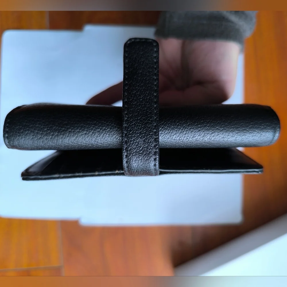Mike Fulton Black Leather Milti-functional Wallet